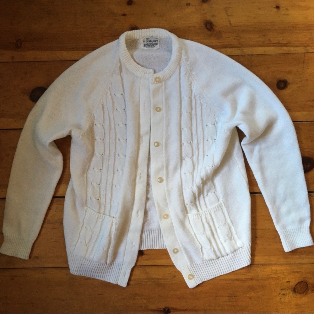 Vintage 60s granny cardigan